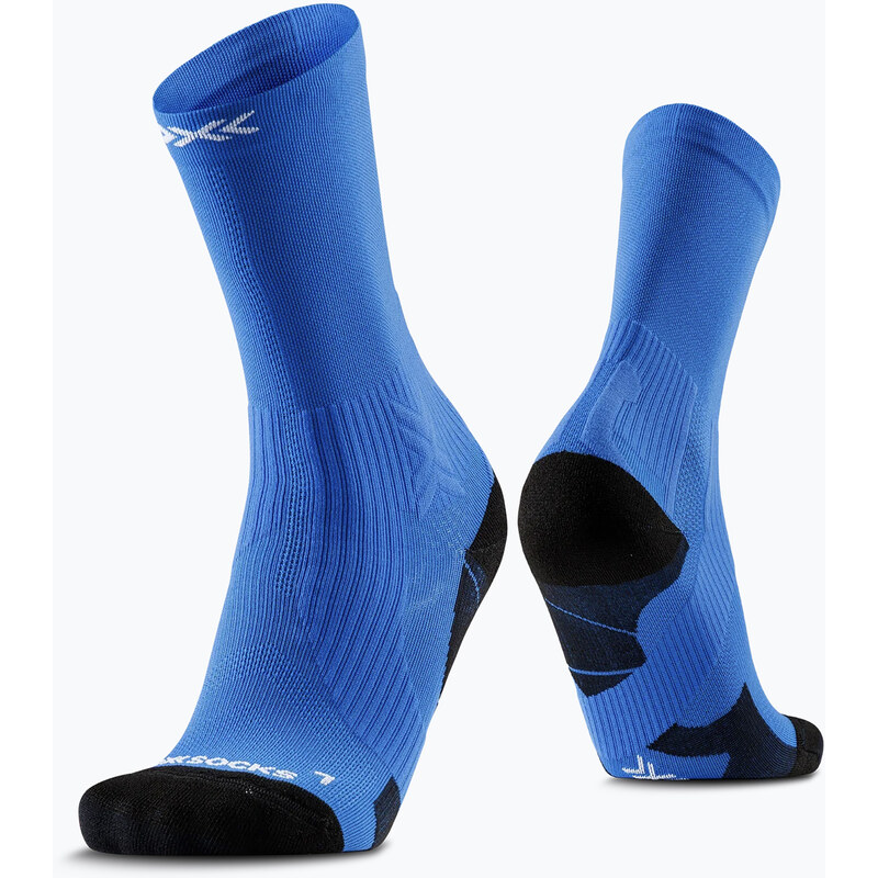 Ponožky X-Socks Run Perform Crew electric blue