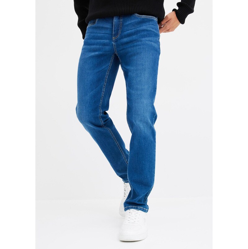 bonprix Džíny Regular Fit, Tapered modrá Muž