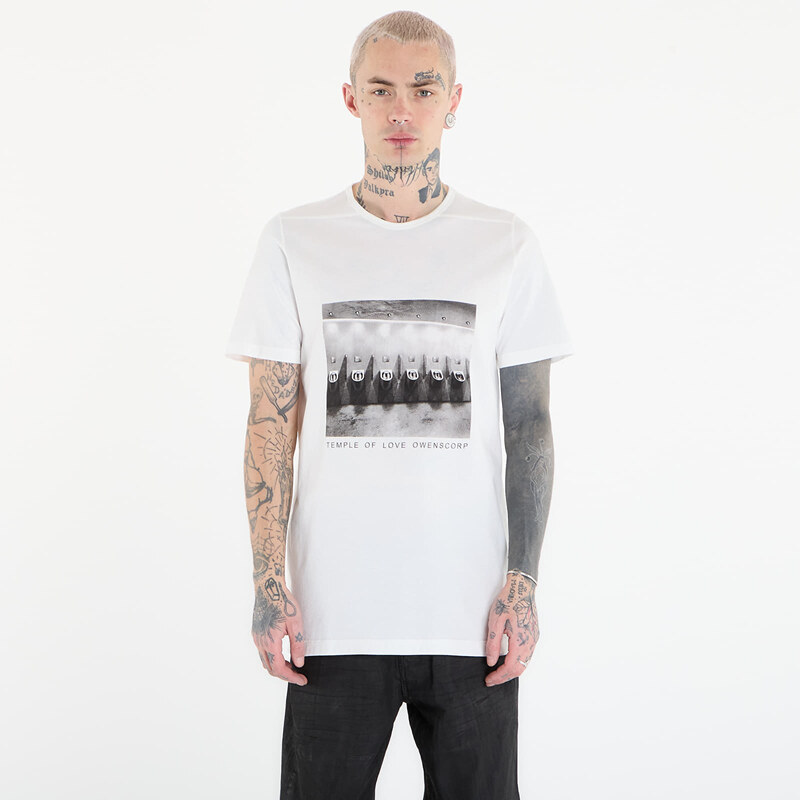 Tričko Rick Owens DRKSHDW Level T-Shirt Milk/ Black XXL