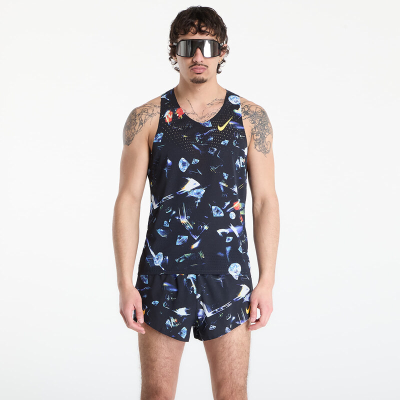 Tílko Nike AeroSwift Glam Mens Dri-FIT ADV Running Singlet Black