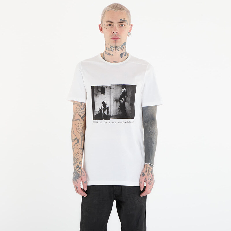 Tričko Rick Owens DRKSHDW Level T-Shirt Milk/ Black XXL