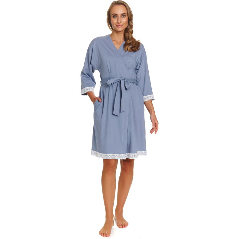 Dámský župan DOCTOR NAP SWW.7461 SKY BLUE