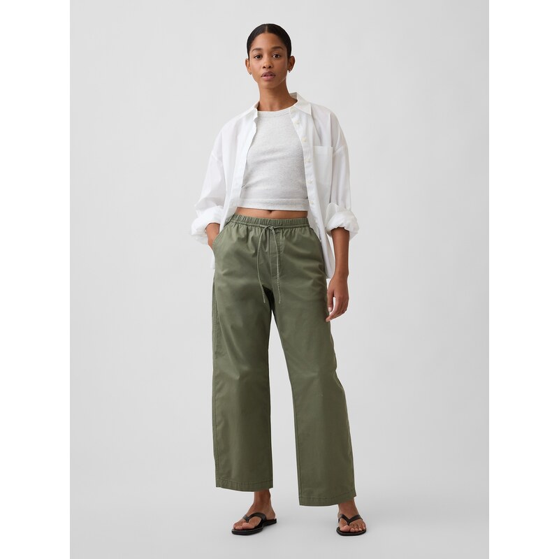 GAP dámské kalhoty High Rise Easy Barrel Khakis 114297431