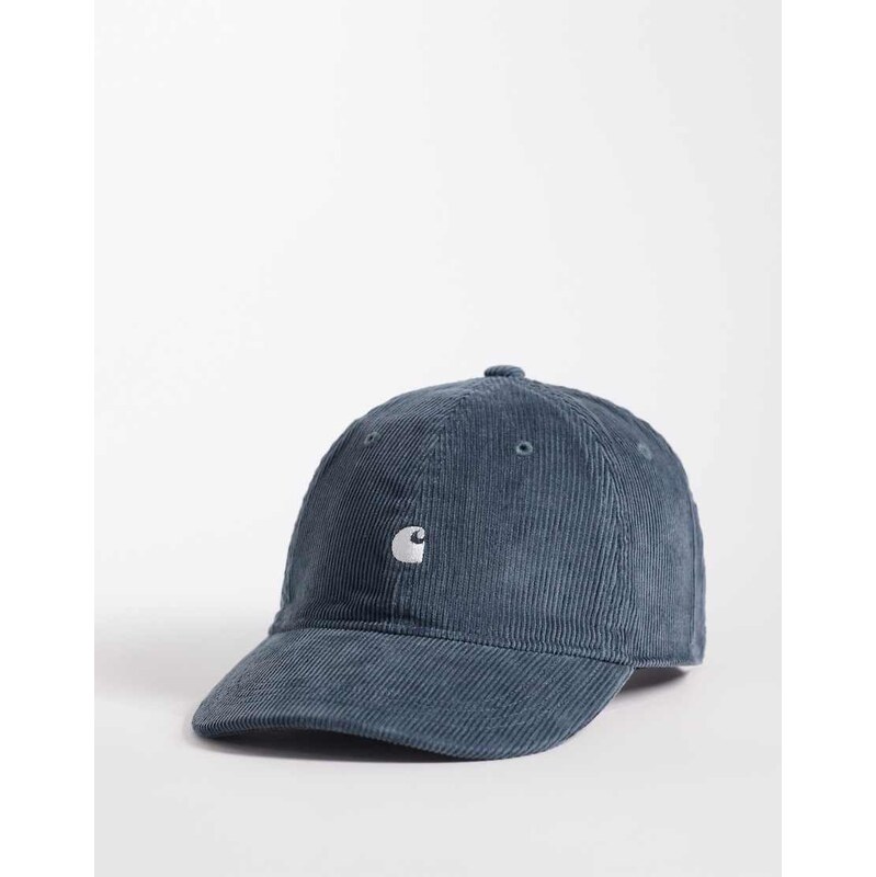 Carhartt WIP harlem corduroy cap in dusty blue