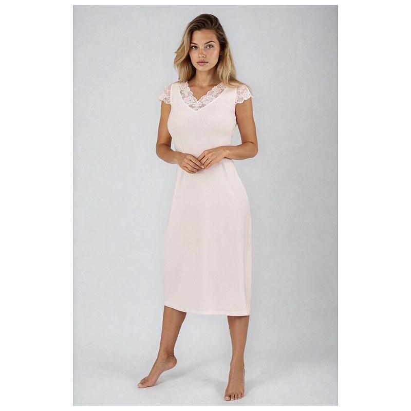 Kalimo Dlouhá noční košilka Langu ecru 114214988