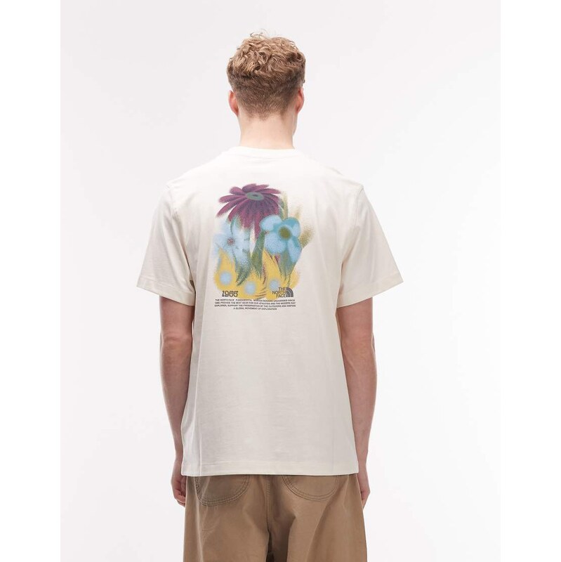 The North Face 1966 Flora backprint relaxed t-shirt in off white