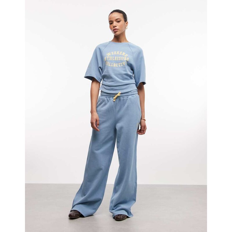 ASOS Weekend Collective Weekend Collective co-ord wide leg jogger in 114240790
