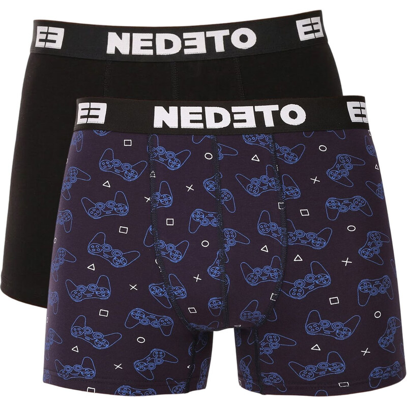 2PACK pánské boxerky Nedeto vícebarevné (2NBV7) 114339588