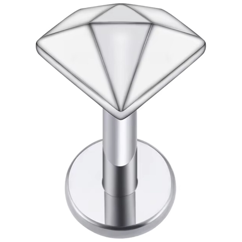 Atreya Titanová labreta s vnitřním závitem Diamant