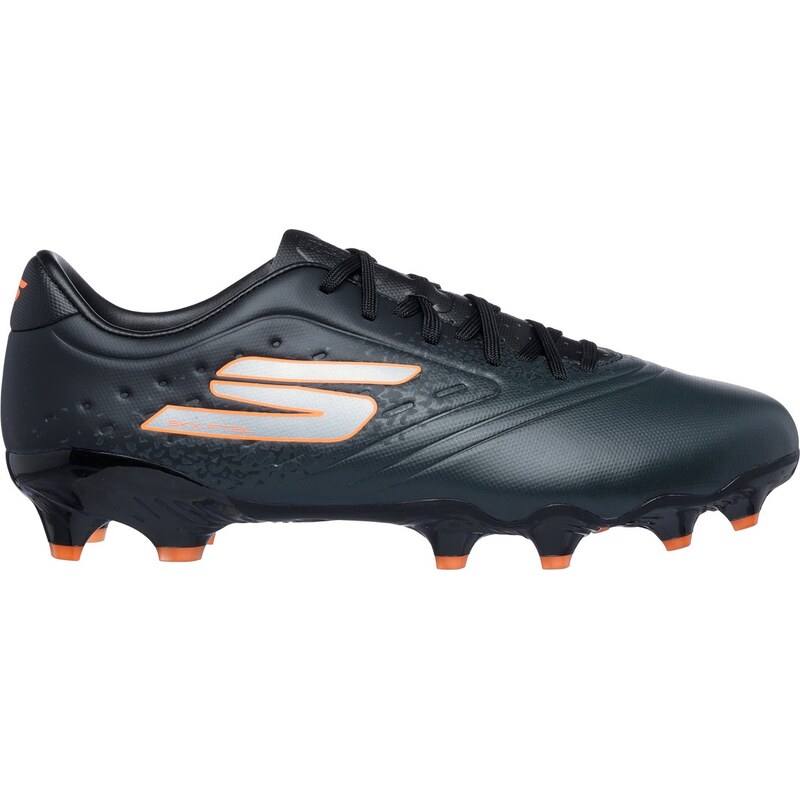 Skechers Razor 1.5 Academy FG Shoes v Černá/Stříbrná, Velikost