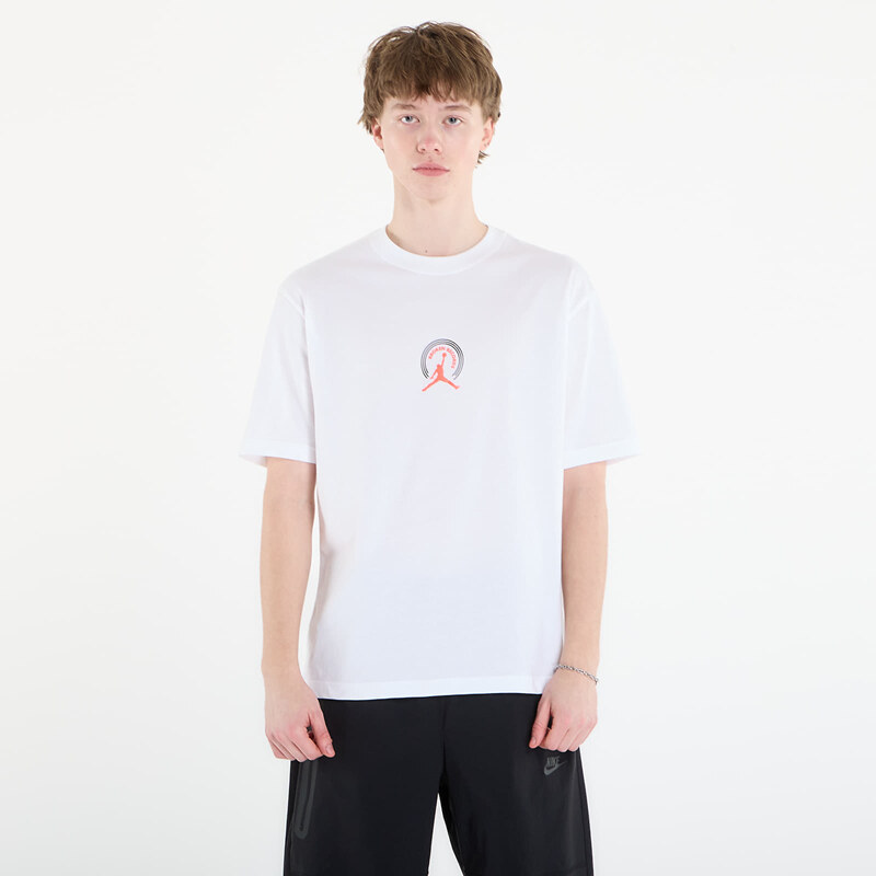 Tričko Jordan Mens Graphic T-Shirt White/ Infrared 23 XL