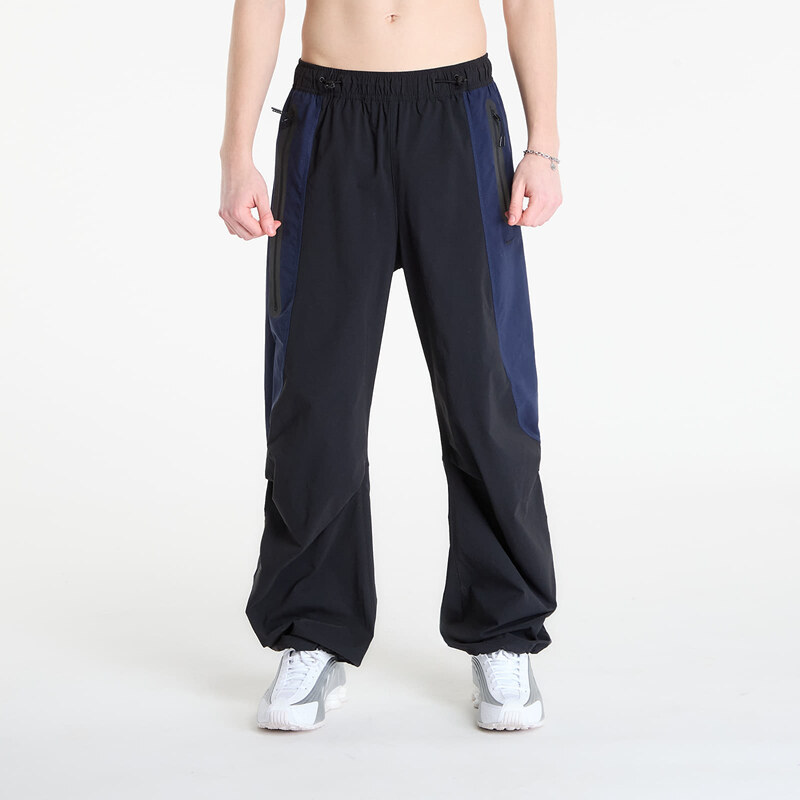 Kalhoty Nike Tech Mens Dri-FIT Woven Color-Block Pants Black/
