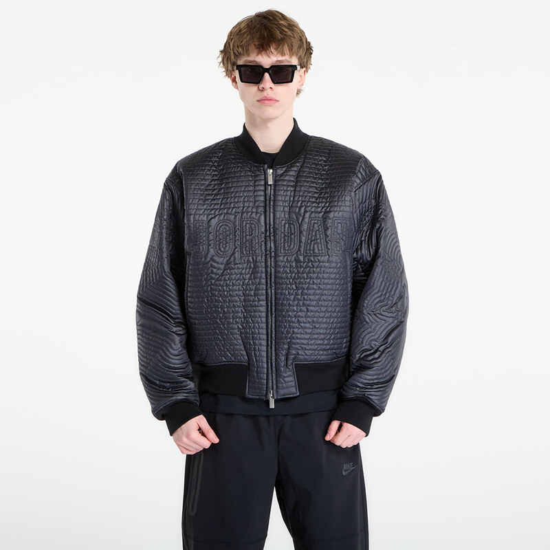 Bunda Jordan Flight Mens Nylon Varsity Jacket Black L