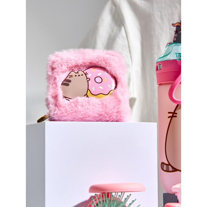 Sinsay - Plyšová peněženka s motivem kočky Pusheen - pastelová růžová 114218541