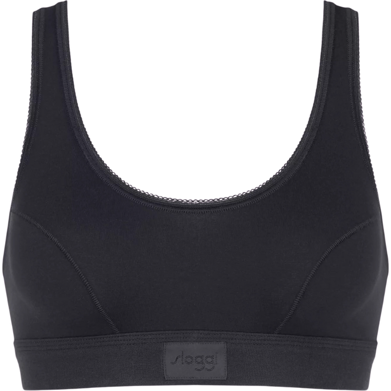Dámský top Double Comfort T Top - BLACK - černý 0004 - SLOGGI 114220150