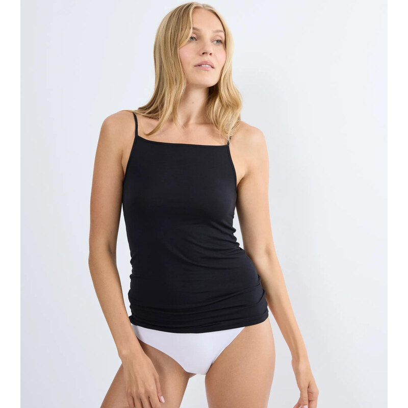 Beauty Layers Spaghetti Top X - BLACK - TRIUMPH BLACK - TRIUMPH 114220240