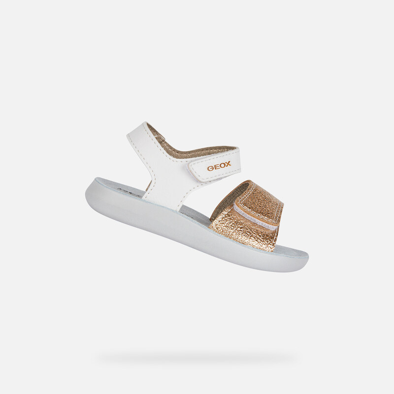 Bílé dívčí sandály Geox Lightfloppy
