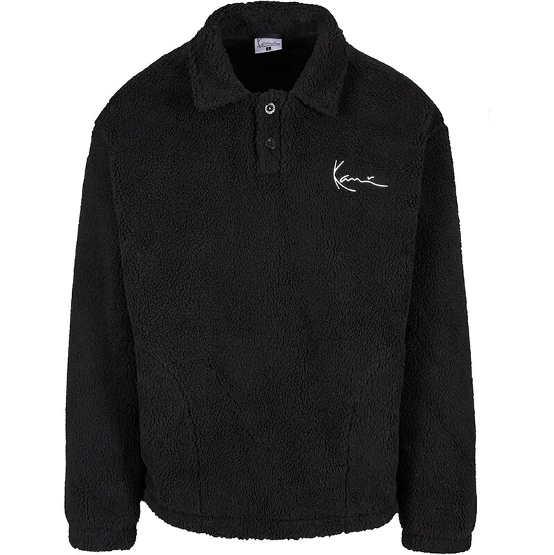 Karl Kani Přechodná bunda 'Metal Signature Teddy' černá