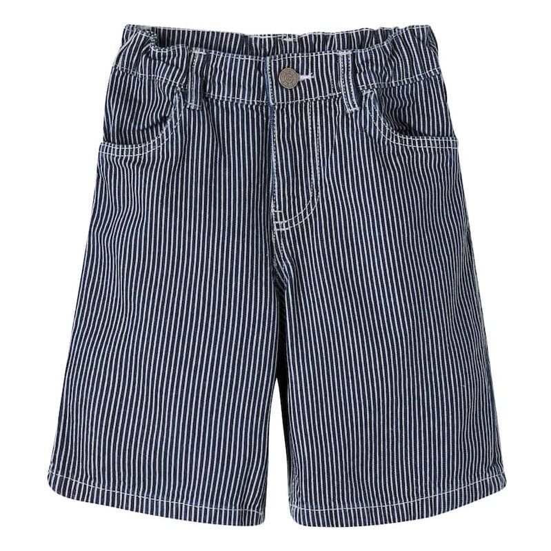 Wheat Christian striped denim shorts