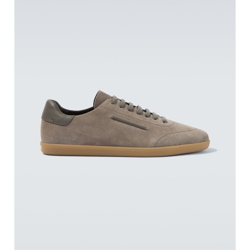 Zegna 232 suede sneakers
