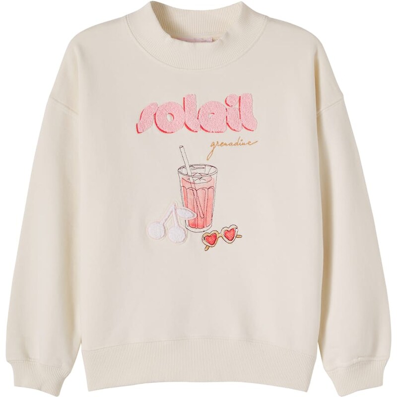 Bonpoint Lika embroidered cotton jersey sweatshirt