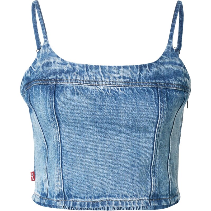 LEVIS  Top Jadine Denim Cami Tank Top modrá džínovina