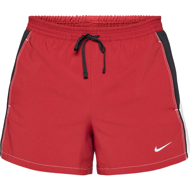 NIKE Sportovní kalhoty červená / černá
