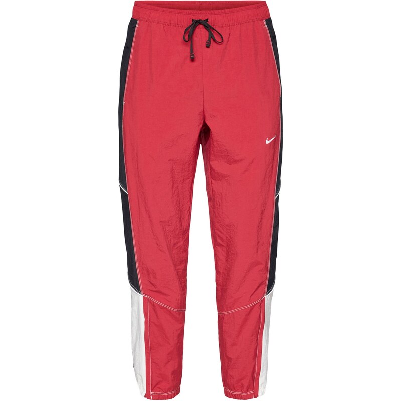 NIKE Sportovní kalhoty RETRO červená / černá / bílá