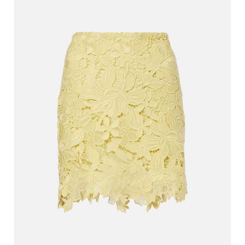 Sportmax Bora floral lace miniskirt