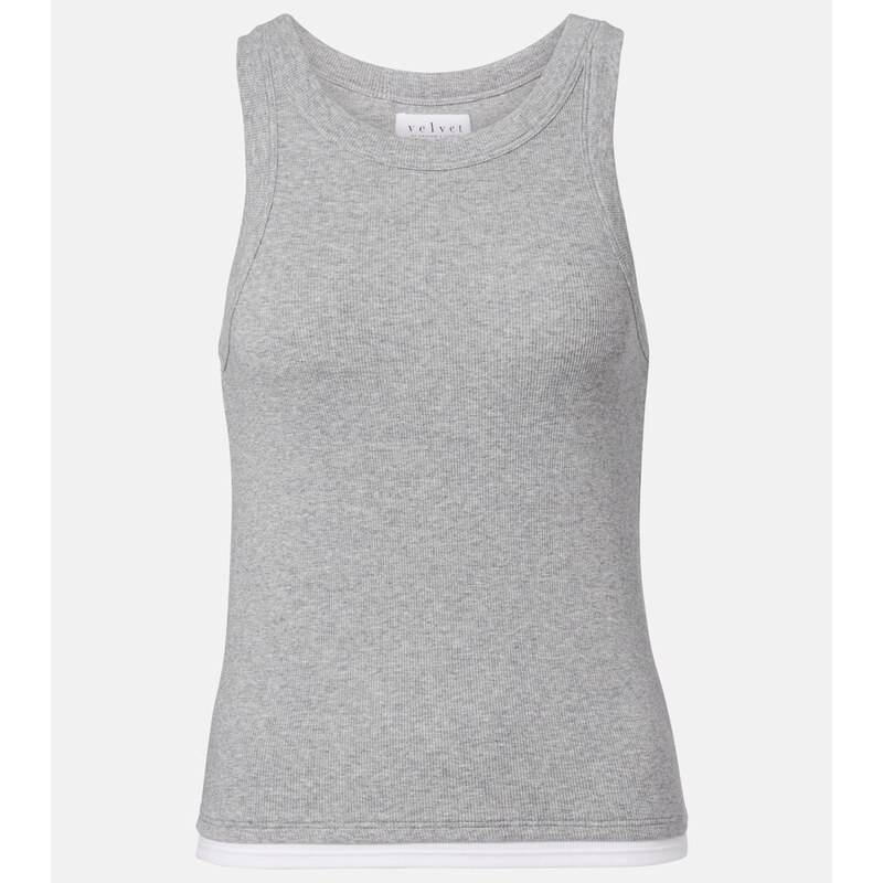 Velvet Orion ribbed-knit tank top