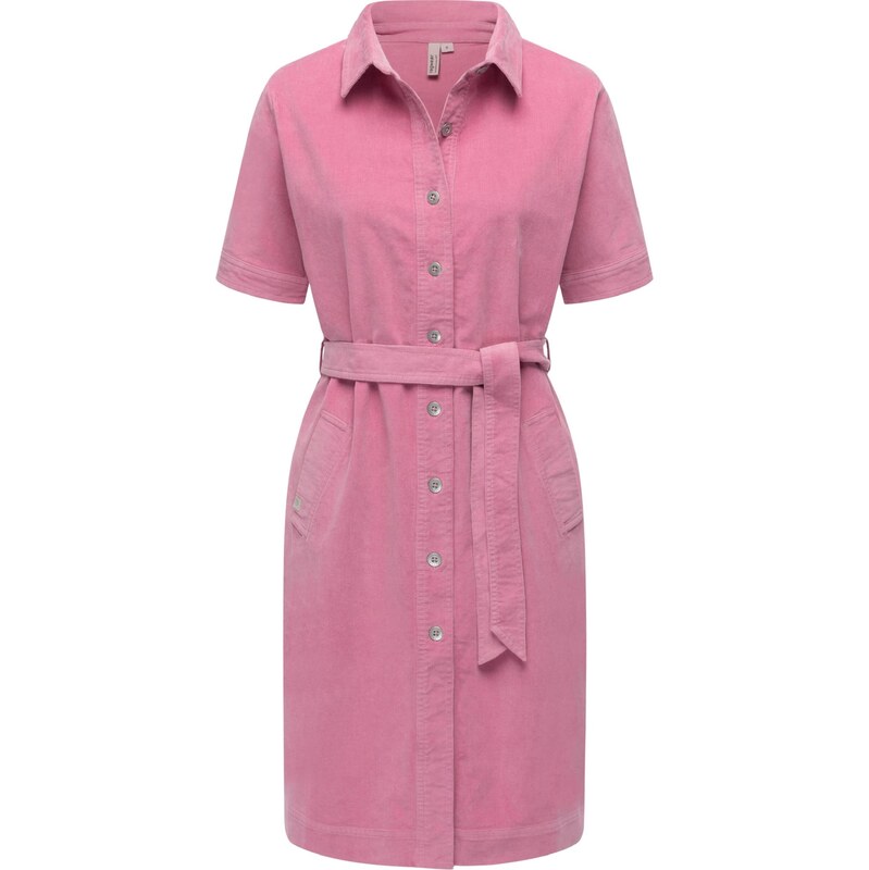 Ragwear Košilové šaty Rozyna růžová
