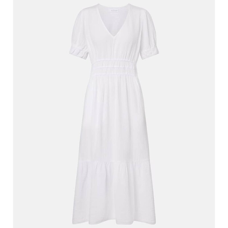 Velvet Rivelle cotton gauze midi dress