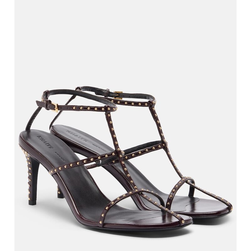 Khaite Cage studded leather sandals