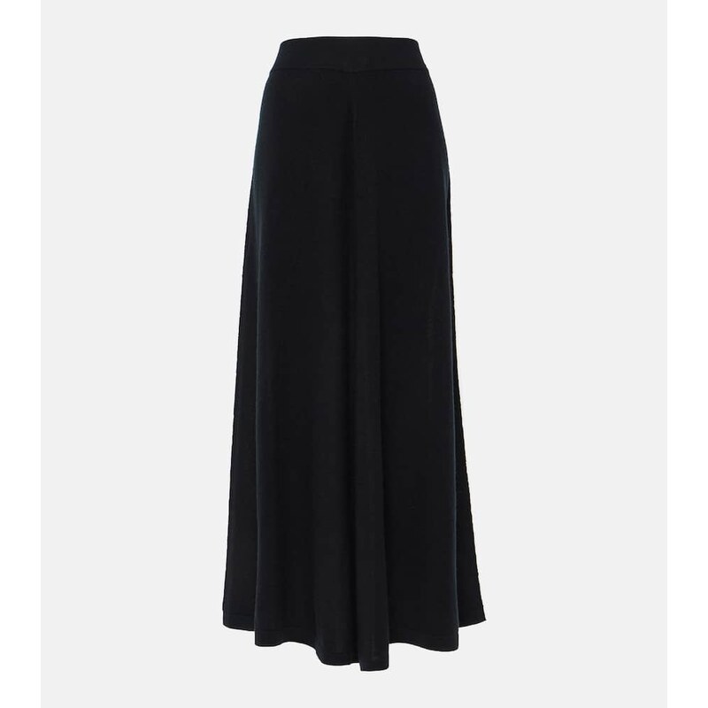 Jardin des Orangers Wool and cashmere maxi skirt
