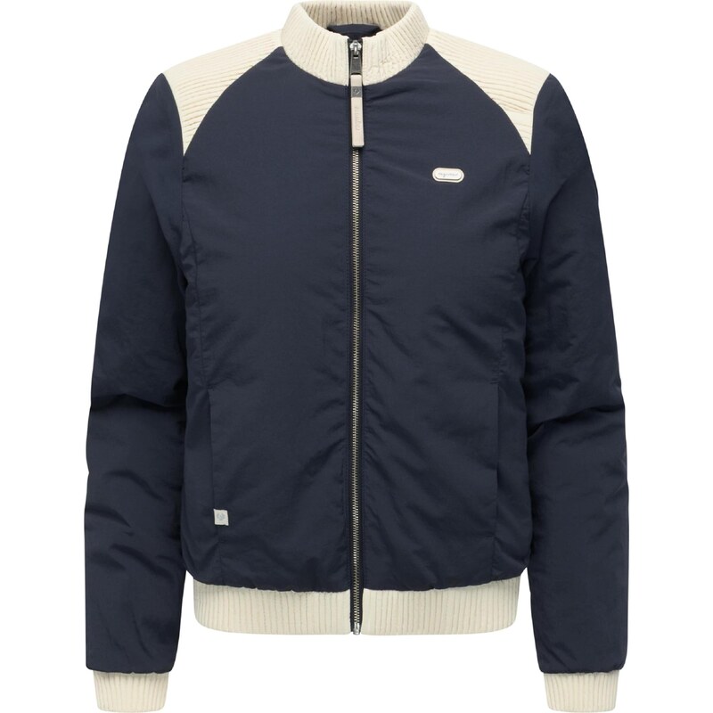 Ragwear Přechodná bunda světle béžová / námořnická modř