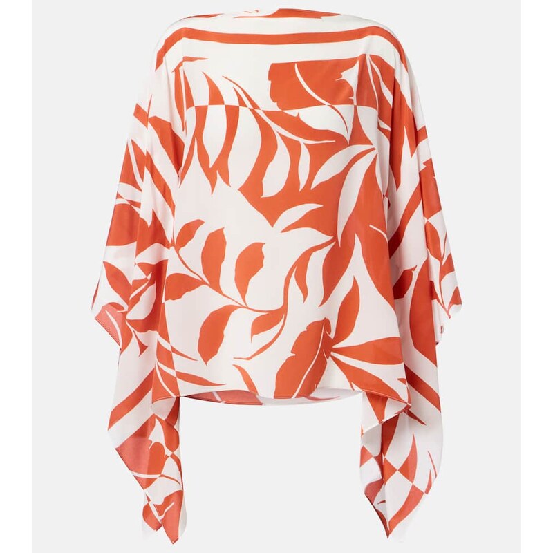 Max Mara Tambuto printed silk blouse