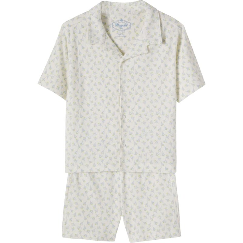 Bonpoint Lothar printed cotton pajamas