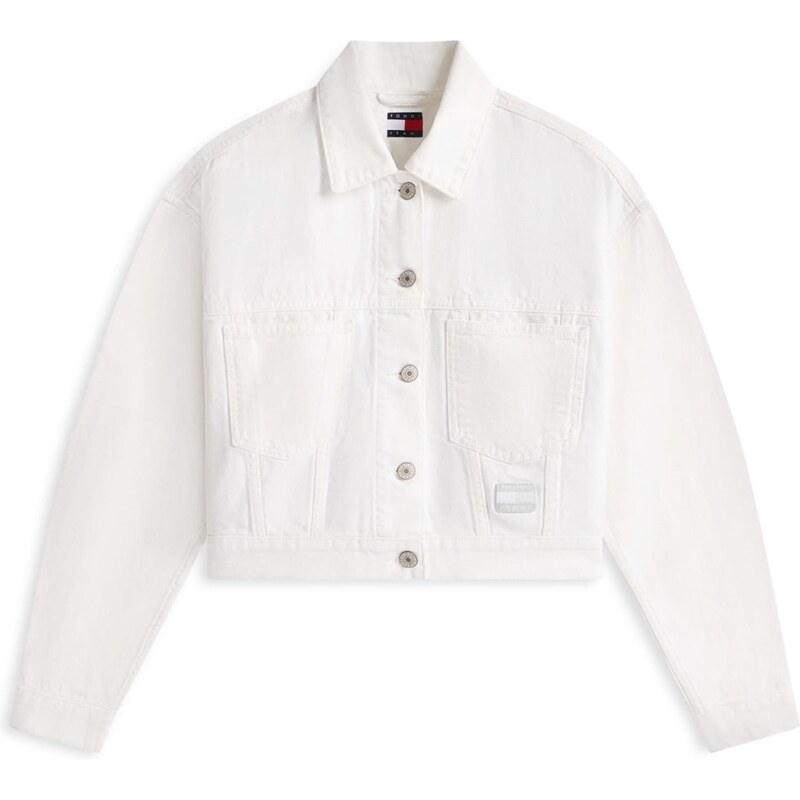Tommy Jeans Přechodná bunda režná / bílá džínovina 114235884