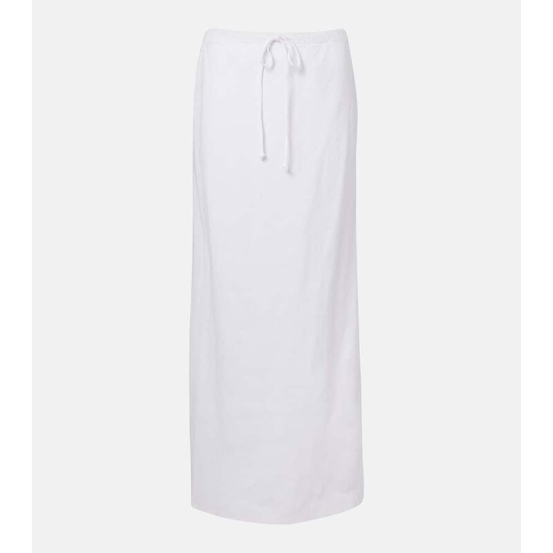 Velvet Beka linen maxi skirt