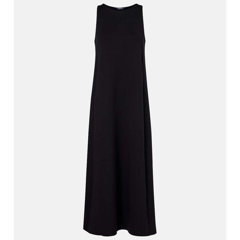 S Max Mara Eremi cotton-blend jersey midi dress