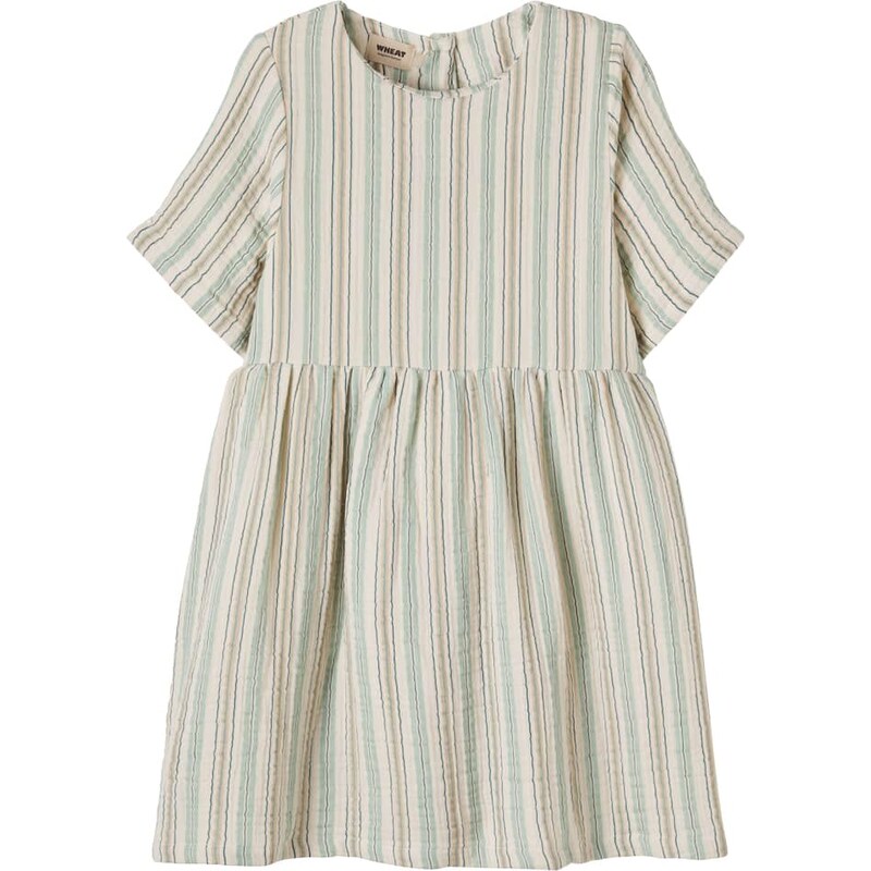 Wheat Elodie striped cotton dress