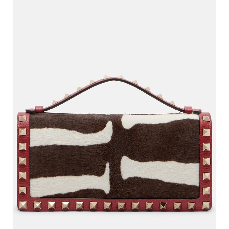 Valentino Garavani Rockstud Mini calf hair crossbody bag