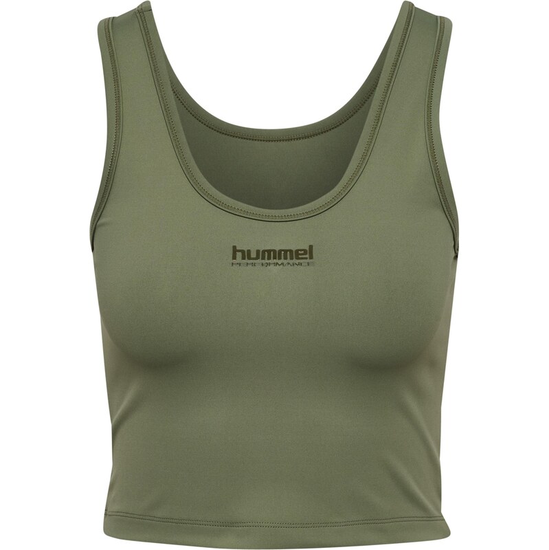 Hummel Sportovní top Hiit Intensity olivová / černá 114238555