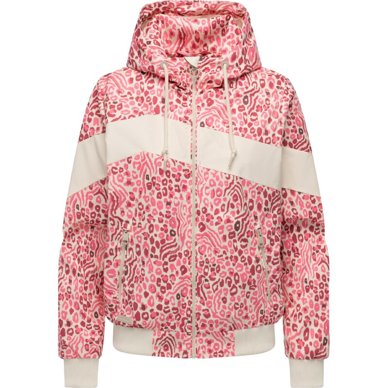 Ragwear Funkční bunda Oggie magenta / malinová / bílá