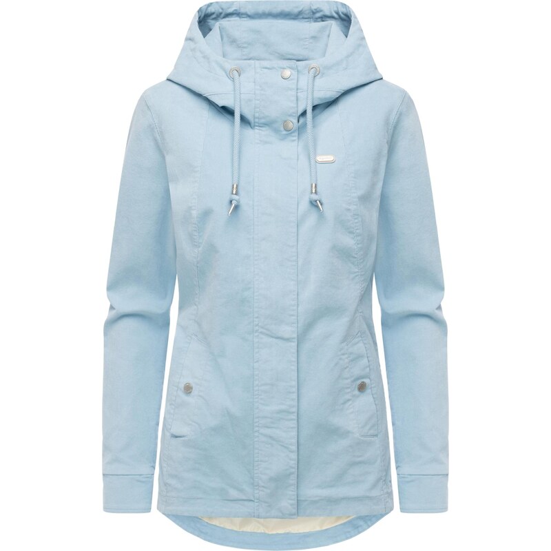 Ragwear Přechodná bunda Alvena modrá / bílá