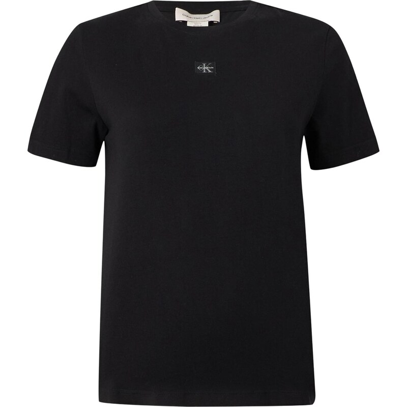 Calvin Klein Jeans Tričko Monologo Label černá