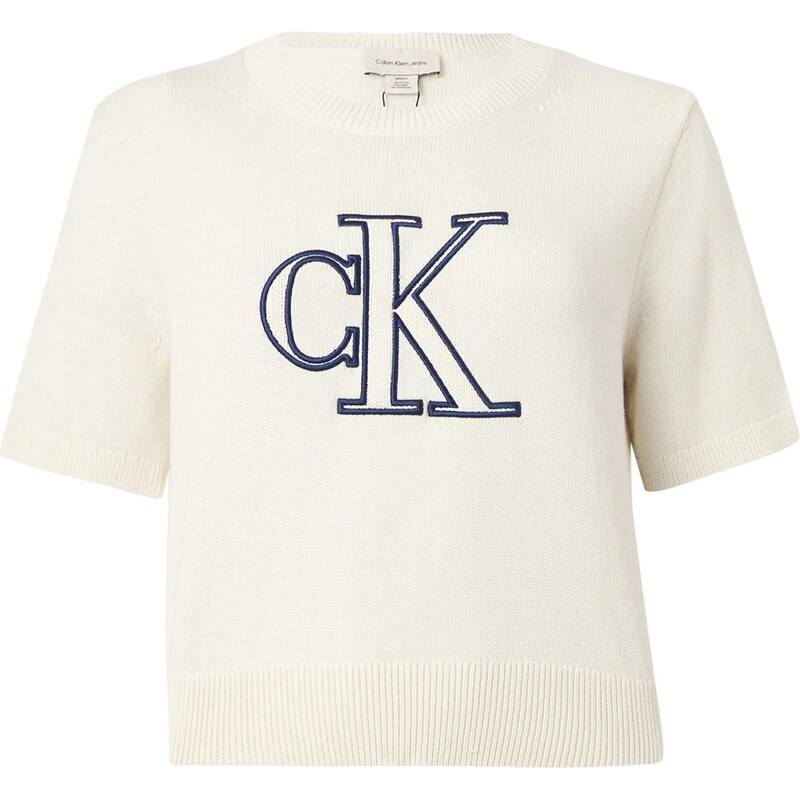 Calvin Klein Jeans Tričko bílá