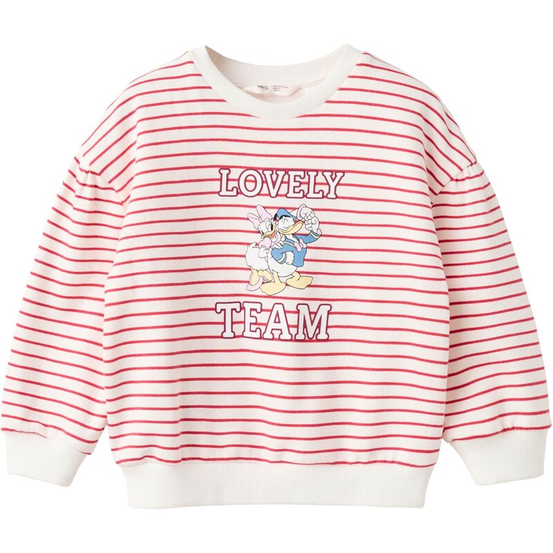MANGO KIDS Mikina PDLOVELY krémová / nebeská modř / bobule /