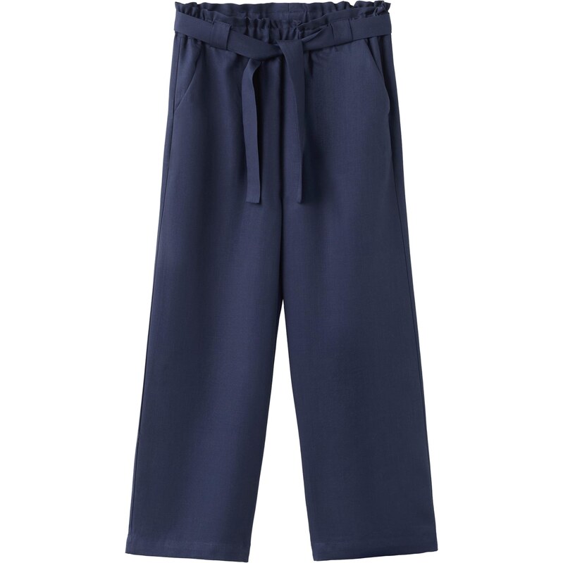 MANGO KIDS Kalhoty BLANES námořnická modř