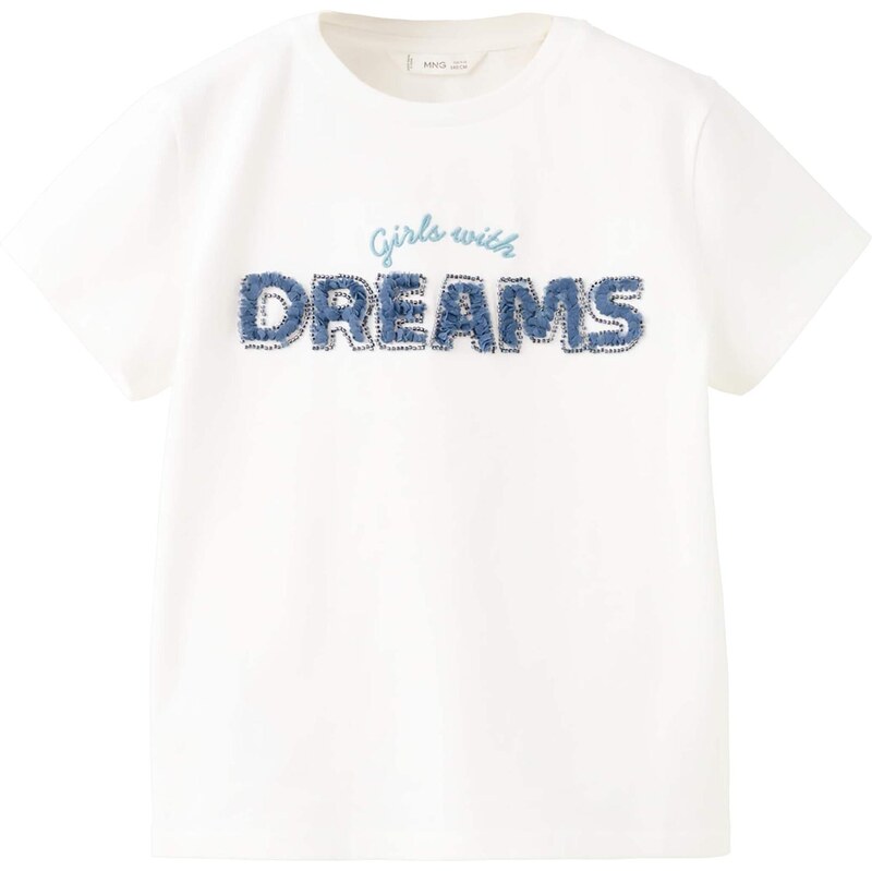 MANGO KIDS Tričko DREAMS námořnická modř / světlemodrá /
